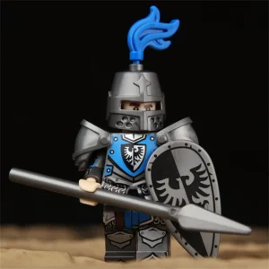 Minifigure – medieval Black Hawk Knight (LEGO Alternative) Minifigure – medieval Black Hawk Knight (LEGO Alternative)