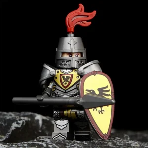 Minifigure – medieval Raven Knight (LEGO Alternative) Minifigure – medieval Raven Knight (LEGO Alternative)