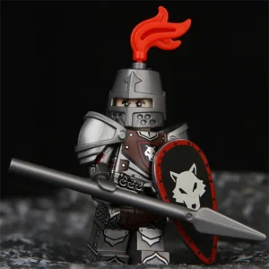 Minifigure – medieval Wolf Knight (LEGO Alternative) Minifigure – medieval Wolf Knight (LEGO Alternative)