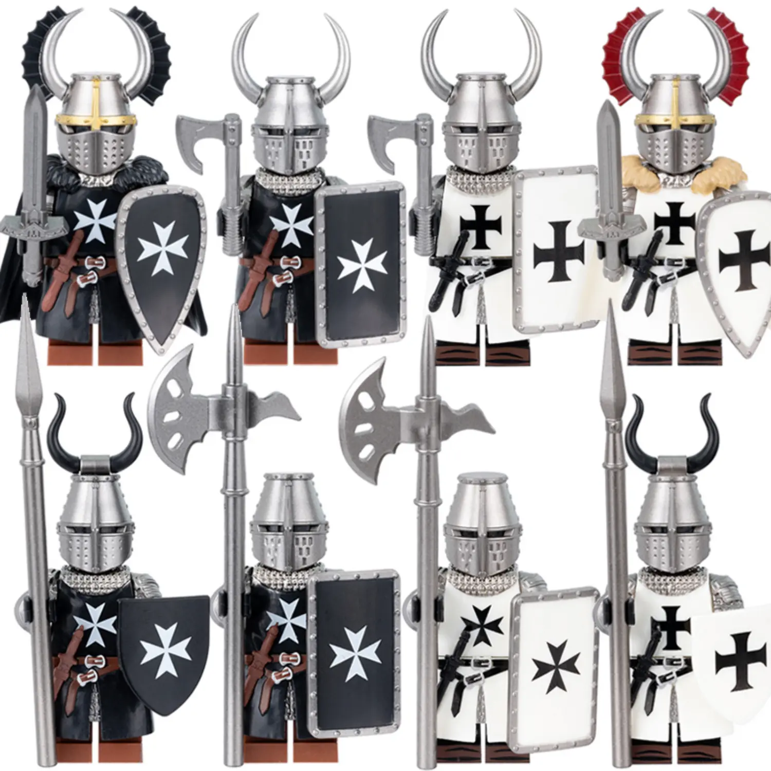 Minifigure – medieval knights (LEGO Alternative) Minifigure – medieval knights (LEGO Alternative)