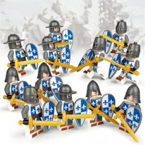 Minifigure – medieval knights or soldiers blue (LEGO Alternative) Minifigure – medieval knights or soldiers blue (LEGO Alternative)