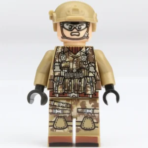 Minifigure – modern desert soldier special forces operative (LEGO Alternative) Minifigure – modern desert soldier special forces operative (LEGO Alternative)