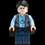 plainclothes detective from the Criminal Investigation Department CID - Custom Printed Brick Block Figure