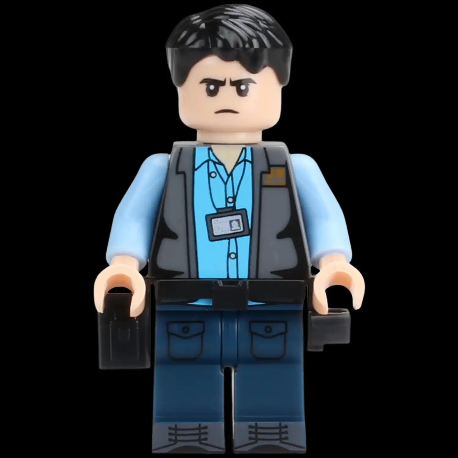 Minifigure – plainclothes detective from the Criminal Investigation Department CID (LEGO Alternative)