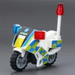 police motorcycle - Custom Printed Brick Block Figure