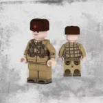 soldier of the Chinese Peoples Volunteer Army from the Korean War era - Custom Printed Brick Block Figure