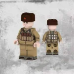 soldier of the Chinese Peoples Volunteer Army from the Korean War era - Custom Printed Brick Block Figure