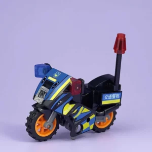 Minifigure – traffic police motorcycle (LEGO Alternative) Minifigure – traffic police motorcycle (LEGO Alternative)