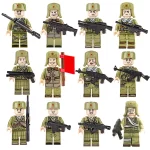 Chinese soldiers from the Battle of Lake Changjin era - Custom Printed Brick Block Figure