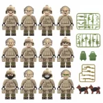 “Dragon Flame” special forces operatives - Custom Printed Brick Block Figure