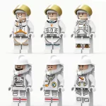 astronauts - Custom Printed Brick Block Figure