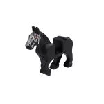 black horse - Custom Printed Brick Block Figure