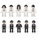bridesmaids and groomsmen - Custom Printed Brick Block Figure