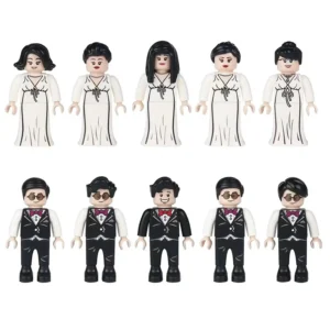 Minifigures – bridesmaids and groomsmen (LEGO Alternative) Minifigures – bridesmaids and groomsmen (LEGO Alternative)