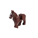 brown horse - Custom Printed Brick Block Figure