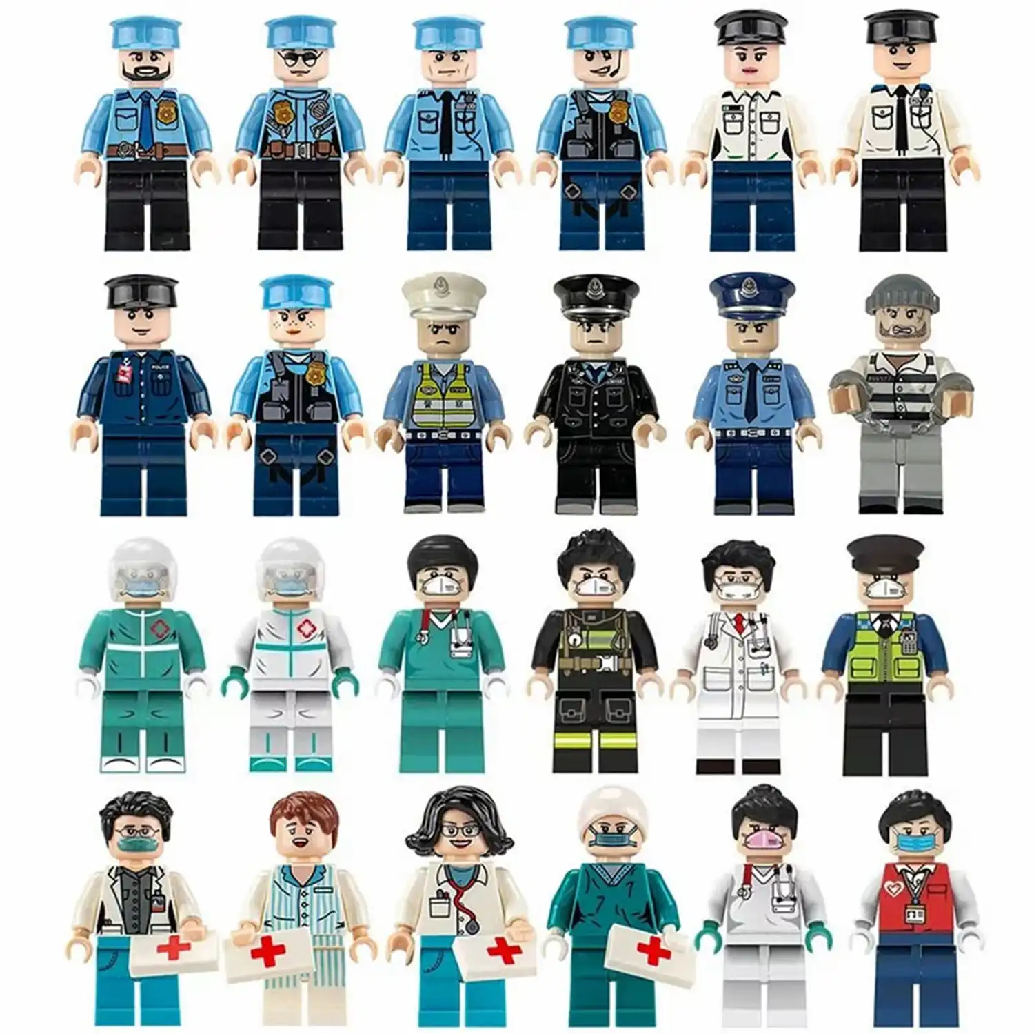 Minifigures – city figures (LEGO Alternative) Minifigures – city figures (LEGO Alternative)
