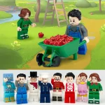 city people - Custom Printed Brick Block Figure