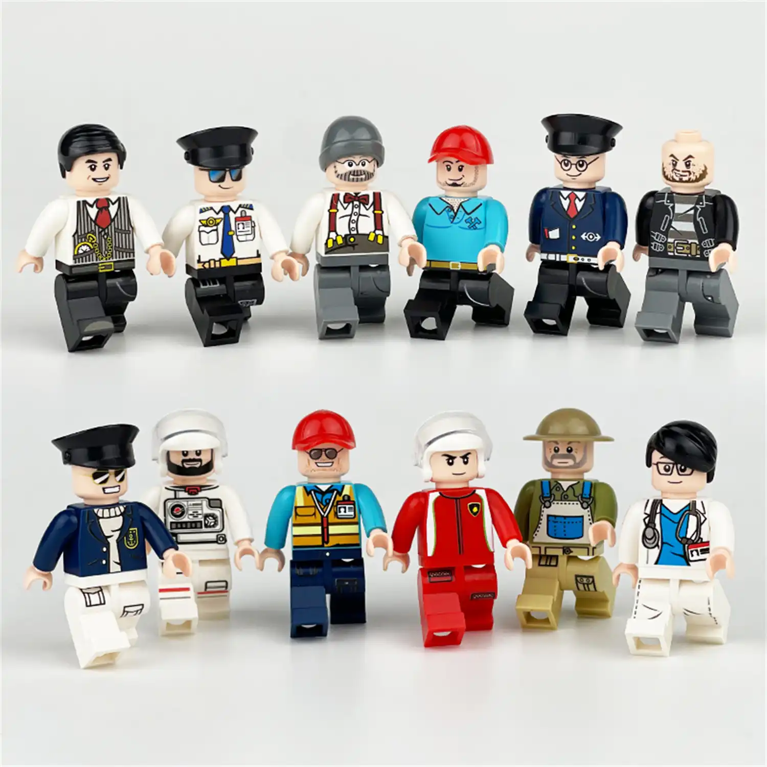 Minifigures – city people (LEGO Alternative) 3 Minifigures – city people (LEGO Alternative)