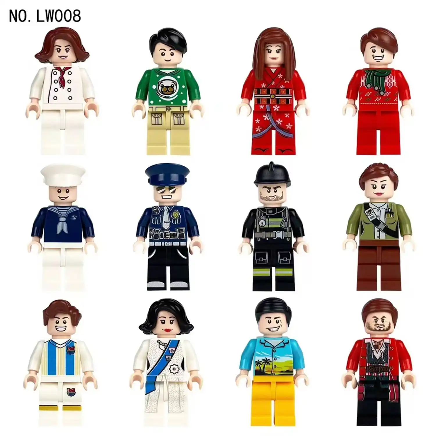 Minifigures – city people (LEGO Alternative)