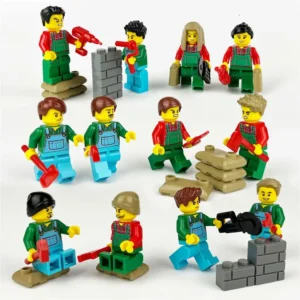 Minifigures – construction and engineering people (LEGO Alternative)