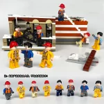 construction or engineering worker - Custom Printed Brick Block Figure