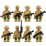 desert combat soldiers - Custom Printed Brick Block Figure