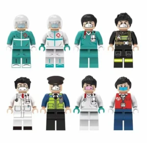 Minifigures – emergency and healthcare professionals (LEGO Alternative) Minifigures – emergency and healthcare professionals (LEGO Alternative)