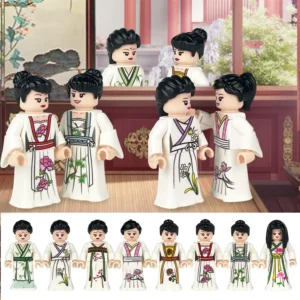 Minifigures – female dressed in elegant, traditional East Asian-style robes (LEGO Alternative) Minifigures – female dressed in elegant, traditional East Asian-style robes (LEGO Alternative)