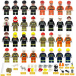 firefighters - Custom Printed Brick Block Figure