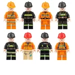 firefighters - Custom Printed Brick Block Figure
