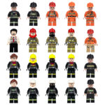 firefighters - Custom Printed Brick Block Figure