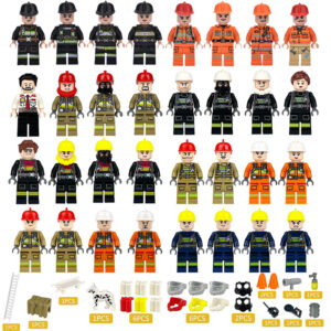 Minifigures – firefighters (LEGO Alternative) Minifigures – firefighters (LEGO Alternative)