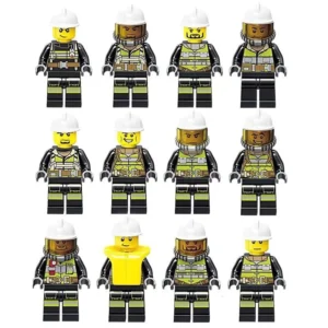 Minifigures – firefighting team (LEGO Alternative) Minifigures – firefighting team (LEGO Alternative)