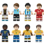 football soccer players - Custom Printed Brick Block Figure