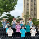 medical team and a patient - Custom Printed Brick Block Figure