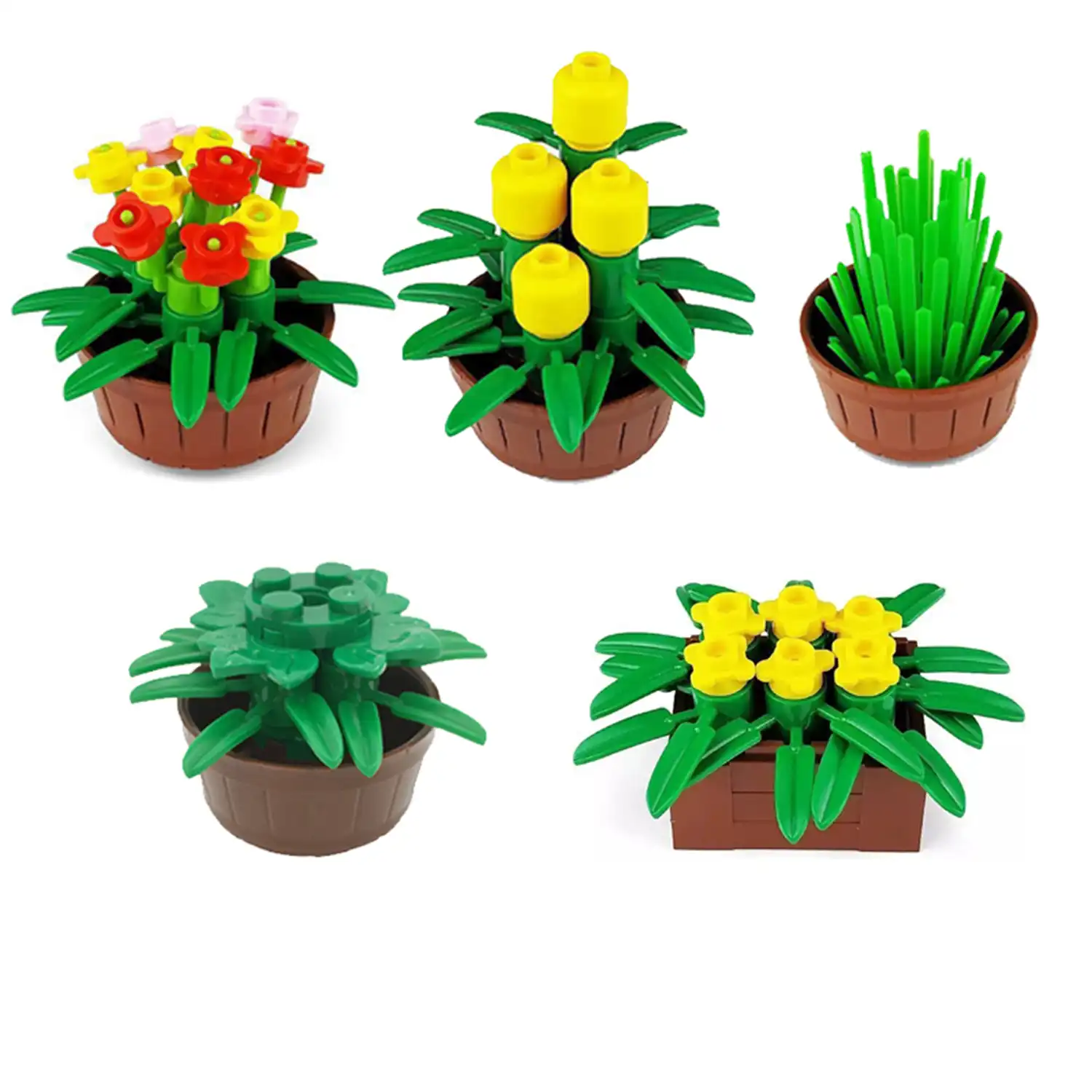Minifigures – potted plants (LEGO Alternative) Minifigures – potted plants (LEGO Alternative)