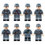 soldiers of the Eighth Route Army - Custom Printed Brick Block Figure