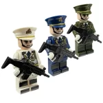 tri-service military honor guards - Custom Printed Brick Block Figure