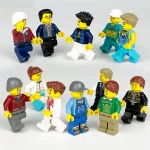 urban city people - Custom Printed Brick Block Figure