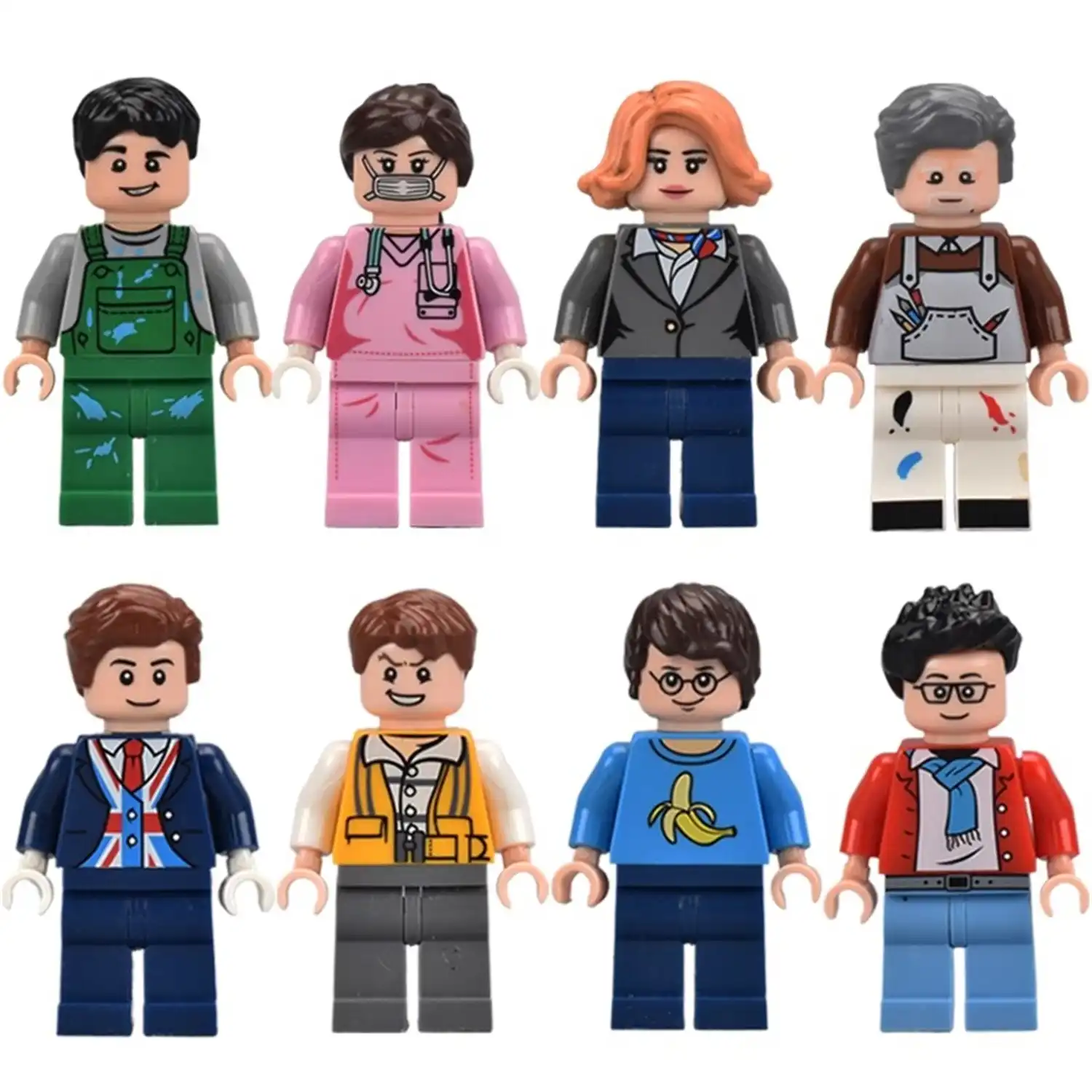 Minifigures – urban professionals and citizens (LEGO Alternative) Minifigures – urban professionals and citizens (LEGO Alternative)