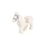 white horse - Custom Printed Brick Block Figure