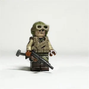 US Army Armored Division Tank Commander - Custom Printed Brick Block Figure Us Army Armored Division Tank Commander Custom Printed Brick Block Figure