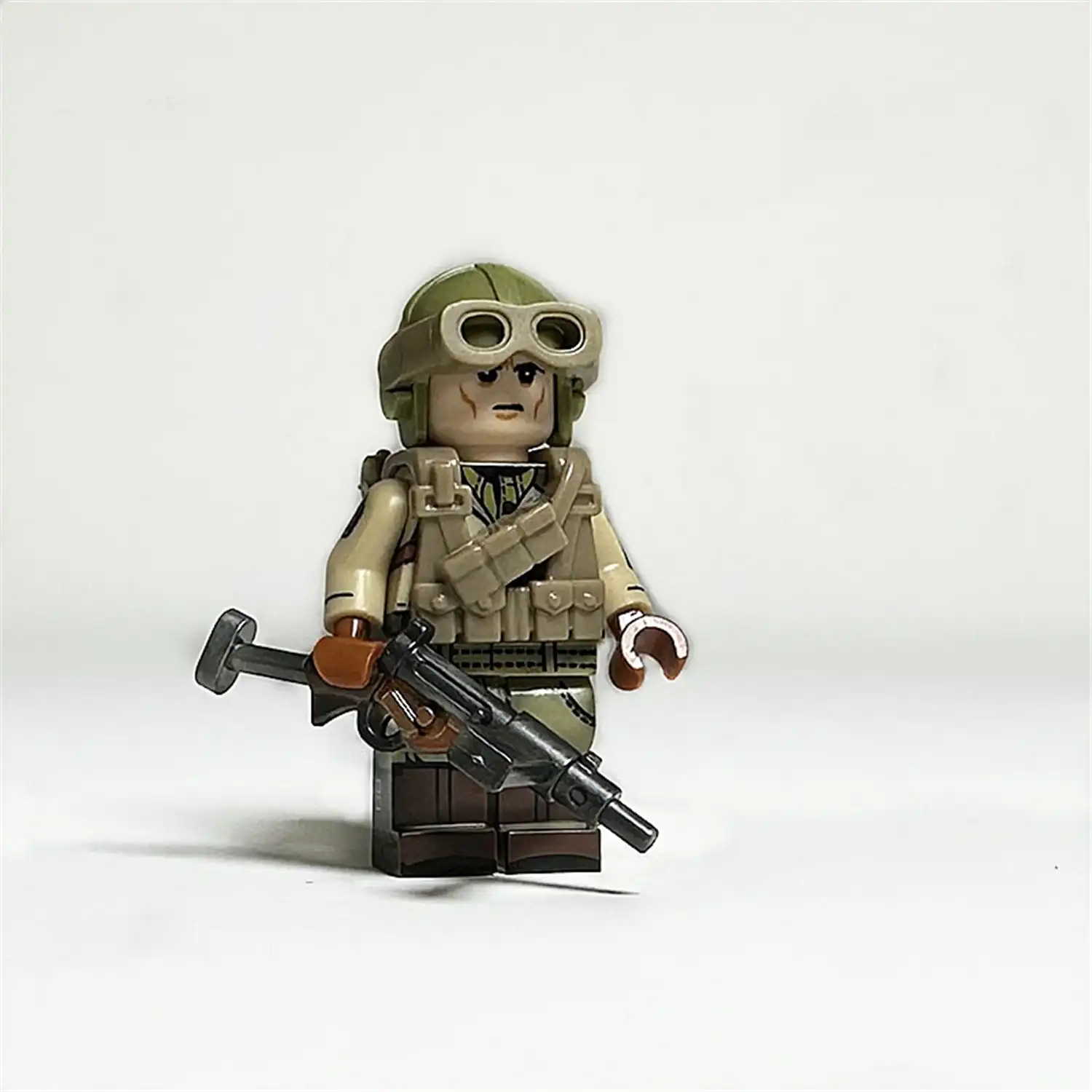 US Army Armored Division Tank Commander - Custom Printed Brick Block Figure Us Army Armored Division Tank Commander Custom Printed Brick Block Figure