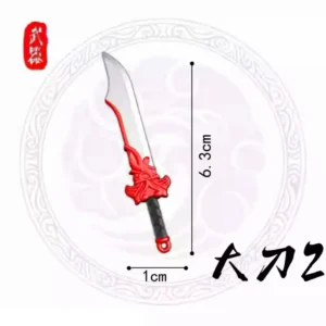 red Custom Piece – broadsword falchion– 3D Print for LEGO Custom Piece – broadsword falchion– 3D Print for LEGO