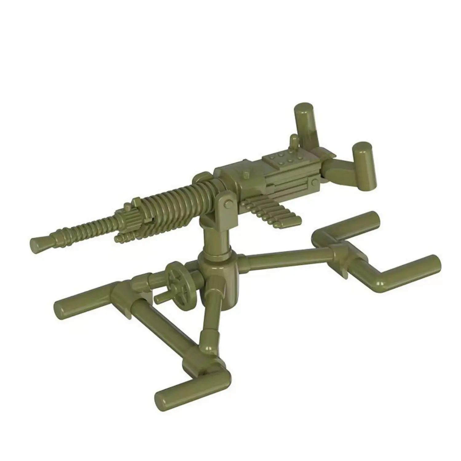 Custom Piece Miniature – Japanese Type 92 tripod mounted Heavy Machine Gun olive green – 3D Print for LEGO minifigure Custom Piece Miniature – Japanese Type 92 tripod mounted Heavy Machine Gun olive green – 3D Print for LEGO minifigure