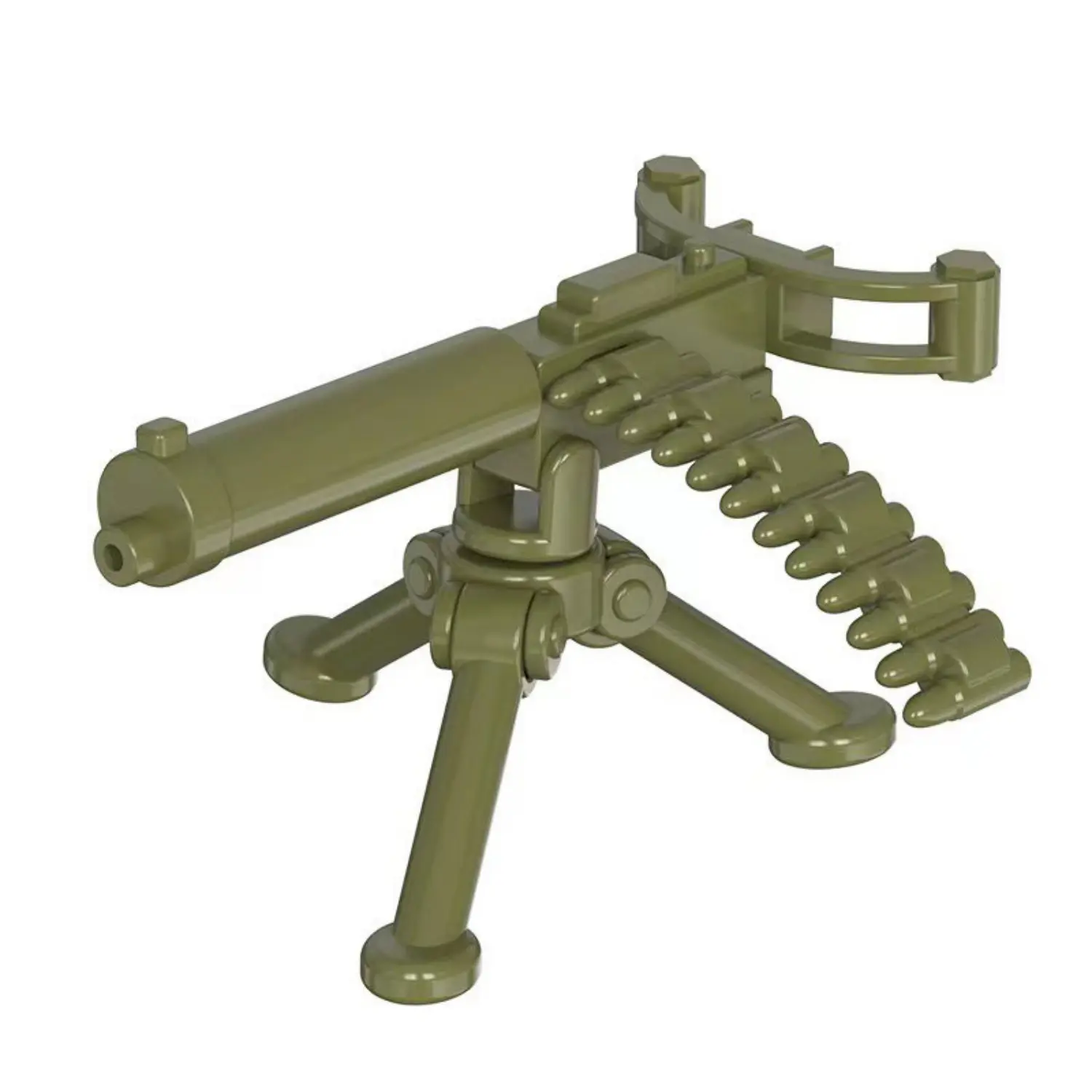 Custom Piece Miniature – tripod mounted Browning M1917A1 heavy machine gun olive green – 3D Print for LEGO minifigure Custom Piece Miniature – tripod mounted Browning M1917A1 heavy machine gun olive green – 3D Print for LEGO minifigure