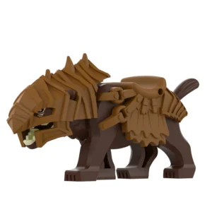 Minifigure - Armored Wolf Warg Brown (LEGO Alternative) Minifigure - Armored Wolf Warg Brown (LEGO Alternative)