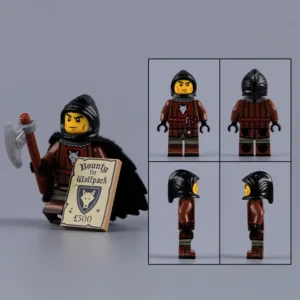 Minifigure - Wolfpack Axeman Bounty Hunter (LEGO Alternative) Minifigure - Wolfpack Axeman Bounty Hunter (LEGO Alternative)