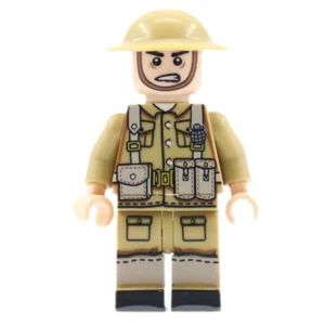 Minifigure – British Army infantryman soldier World War II (LEGO Alternative) Minifigure – British Army infantryman soldier World War II (LEGO Alternative)