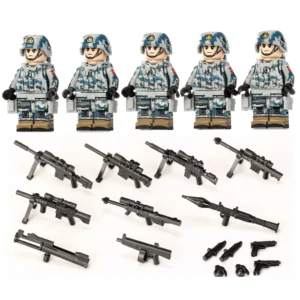 Minifigure – Chinese PLA Marine Corps with toy weapons and military accessories (LEGO Alternative) Minifigure – Chinese PLA Marine Corps with toy weapons and military accessories (LEGO Alternative)